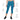 WOMEN'S LEGGINGS, CAPRI – EMERALD BLUE