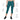 WOMEN'S LEGGINGS, CAPRI – DEEP TEAL