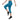 WOMEN'S LEGGINGS, CAPRI – EMERALD BLUE