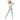 CROSSOVER LEGGINGS FÖR KVINNOR (MED FICKOR) – SEA FOAM