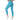 WOMEN'S CROSSOVER LEGGINGS, W POCKETS – CERULEAN BLUE