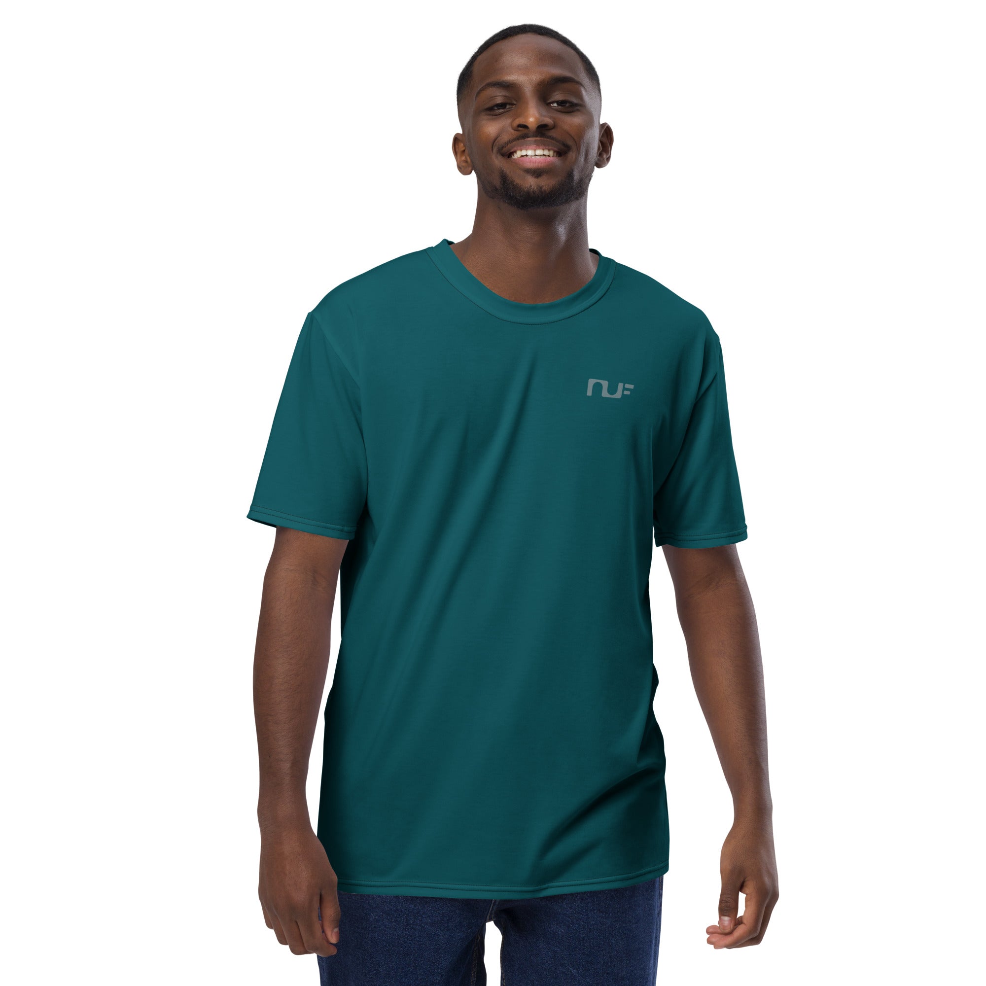 MEN'S T-SHIRT, CREW NECK – DEEP TEAL