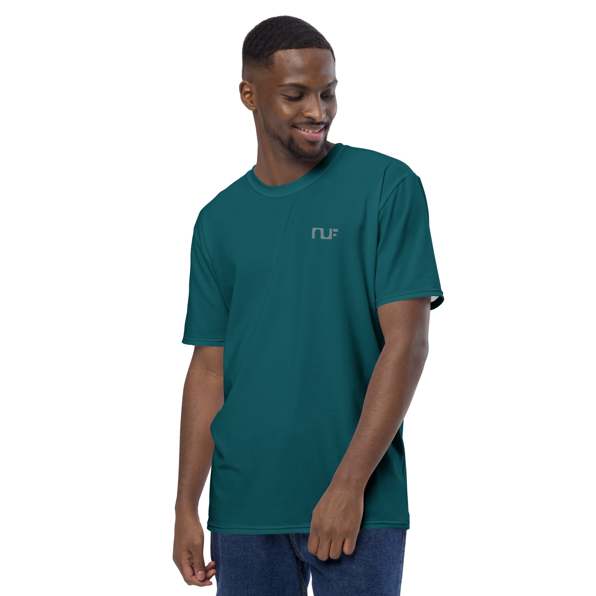 MEN'S T-SHIRT, CREW NECK – DEEP TEAL