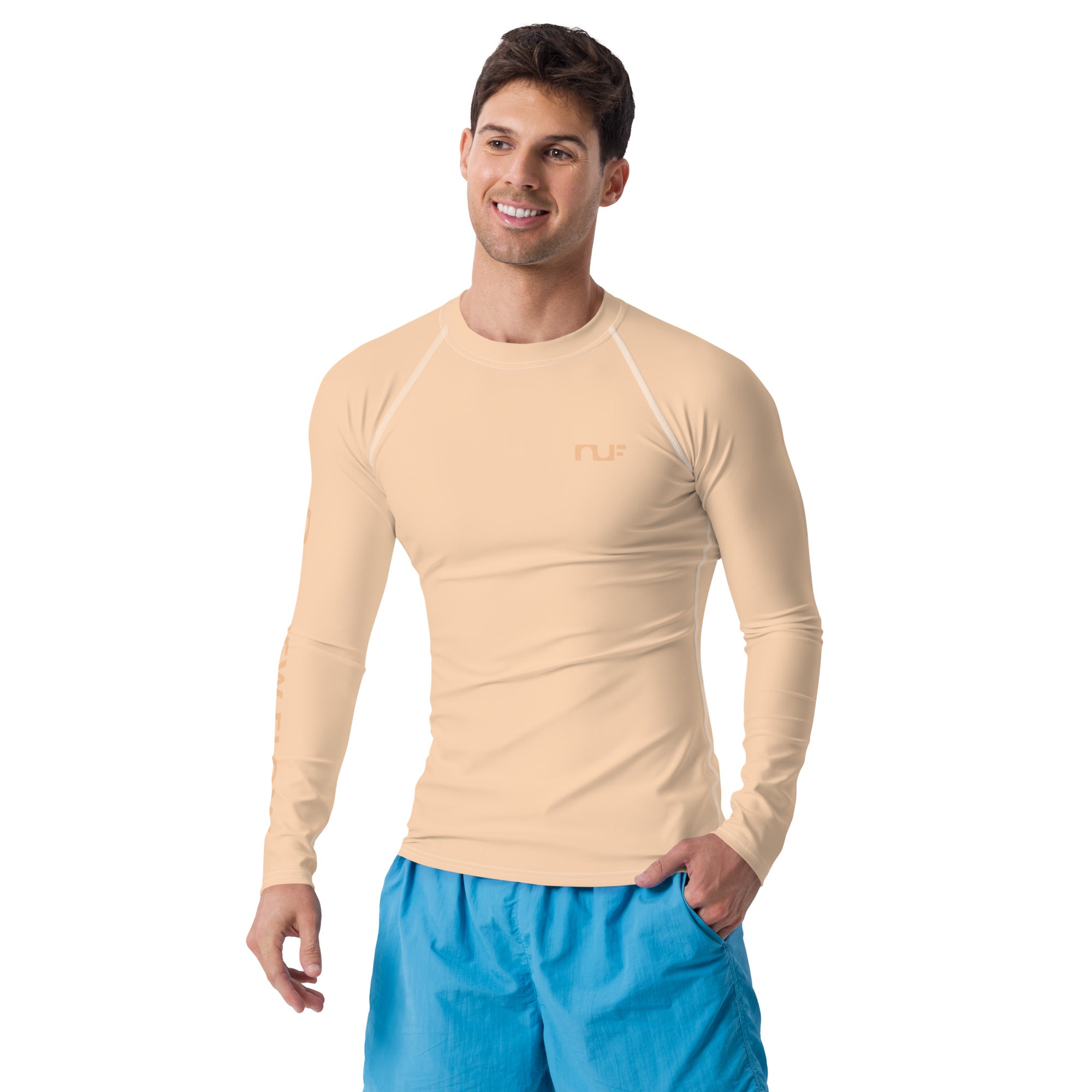 MEN'S RASH GUARD – WHEAT