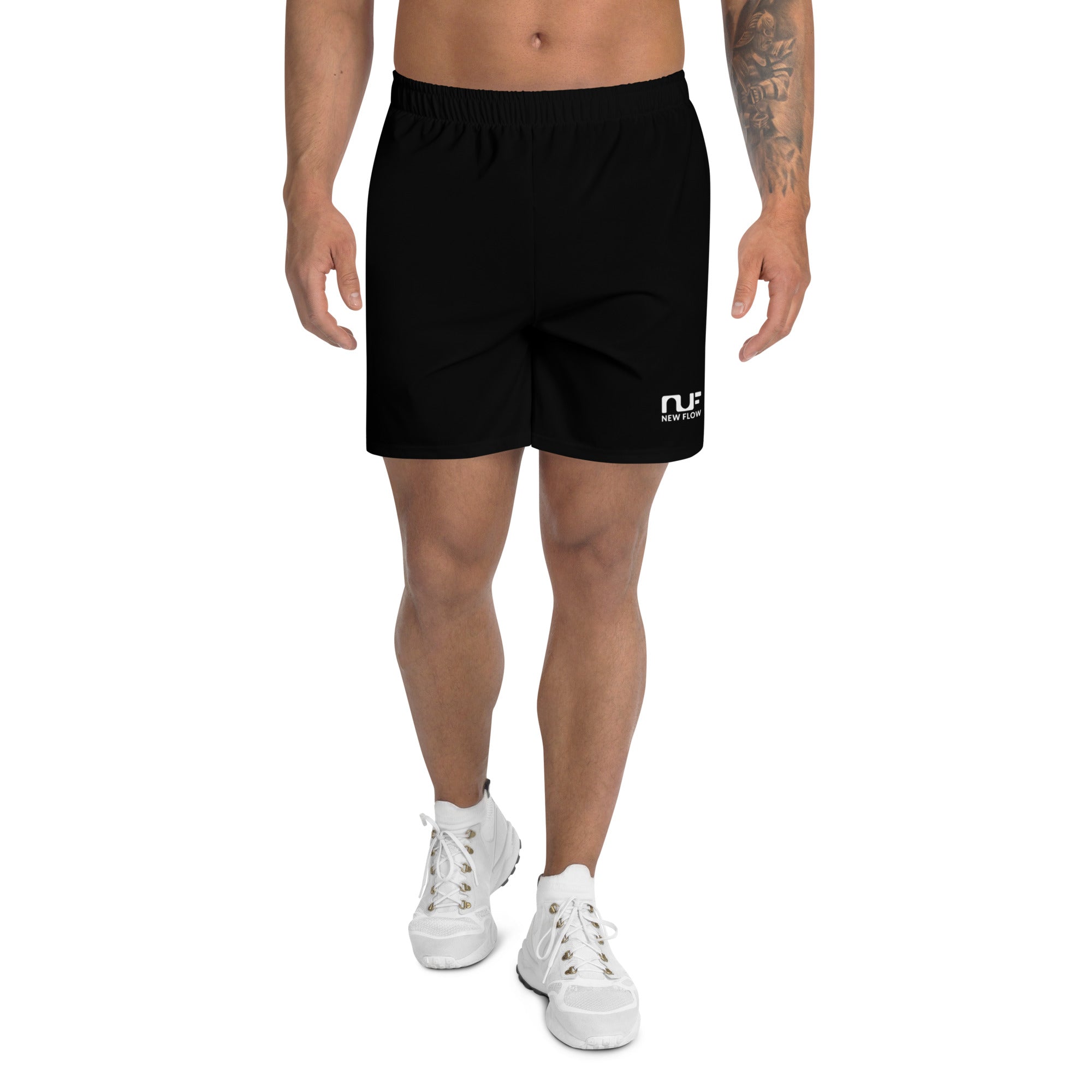 MEN'S RECYCLED ATHLETIC SHORTS – BLACK