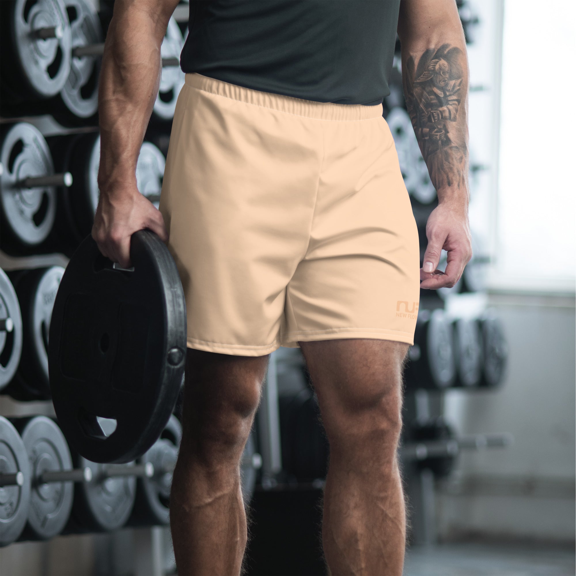 MEN'S RECYCLED ATHLETIC SHORTS – WHEAT
