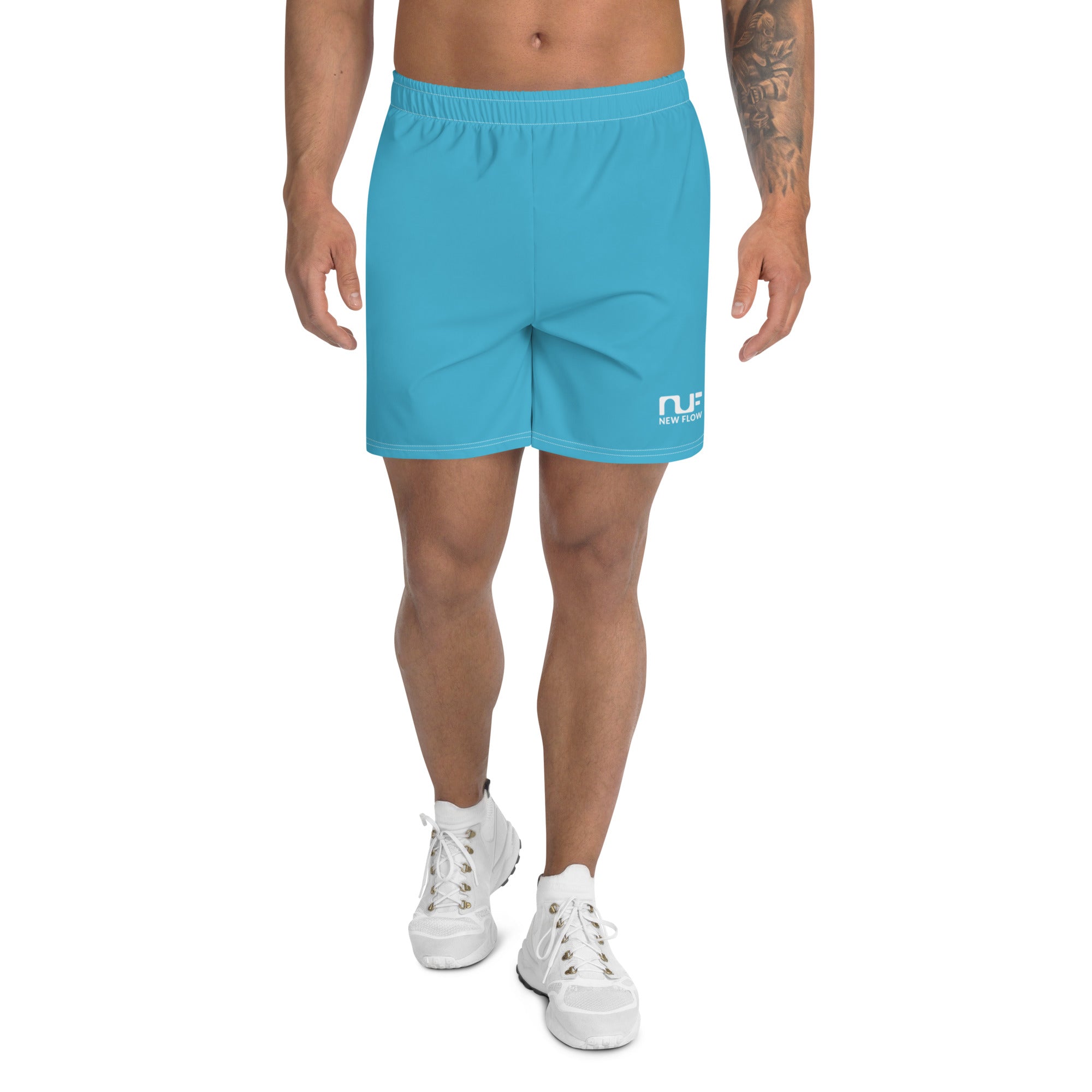 MEN'S RECYCLED ATHLETIC SHORTS – CERULEAN BLUE