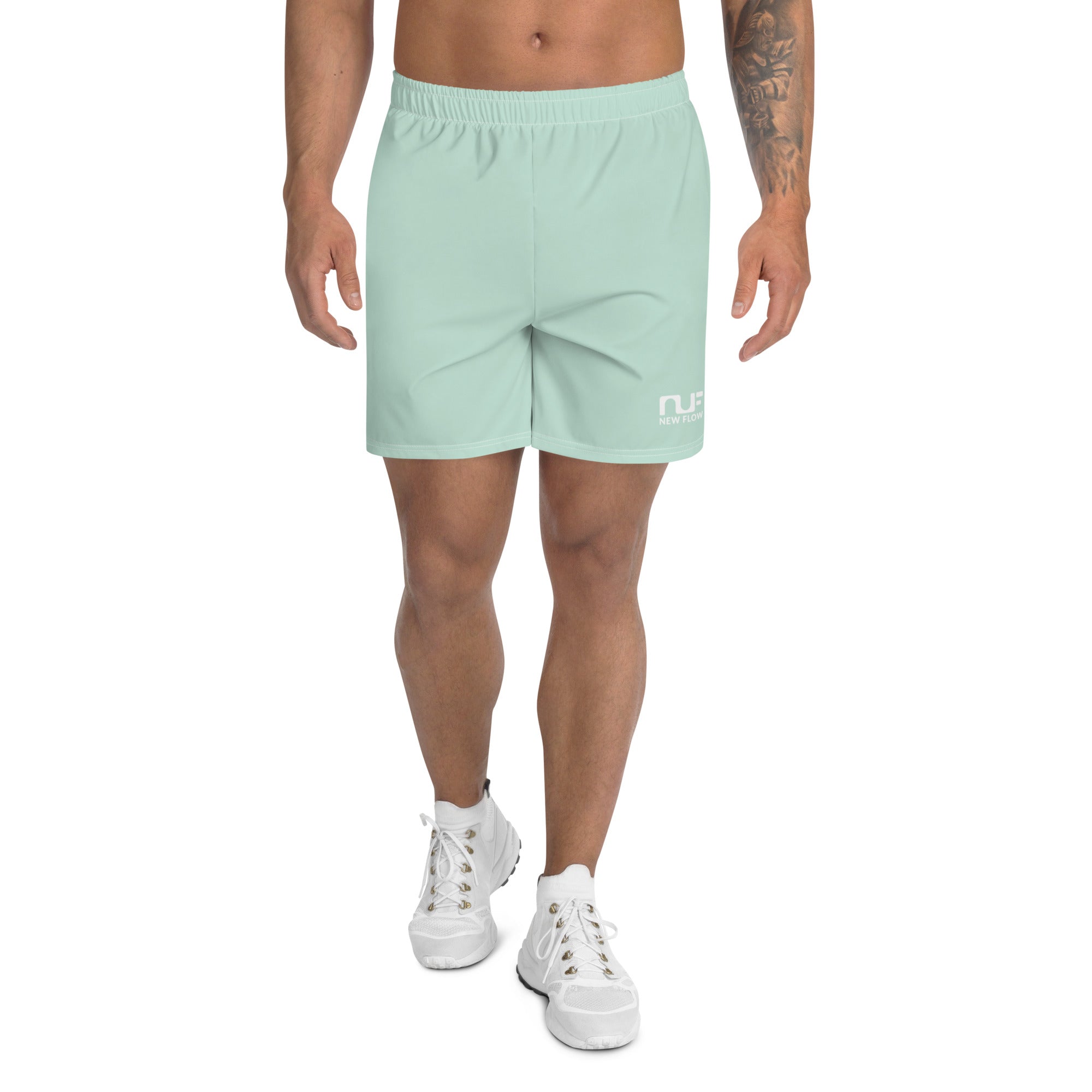 MEN'S RECYCLED ATHLETIC SHORTS – SEA FOAM