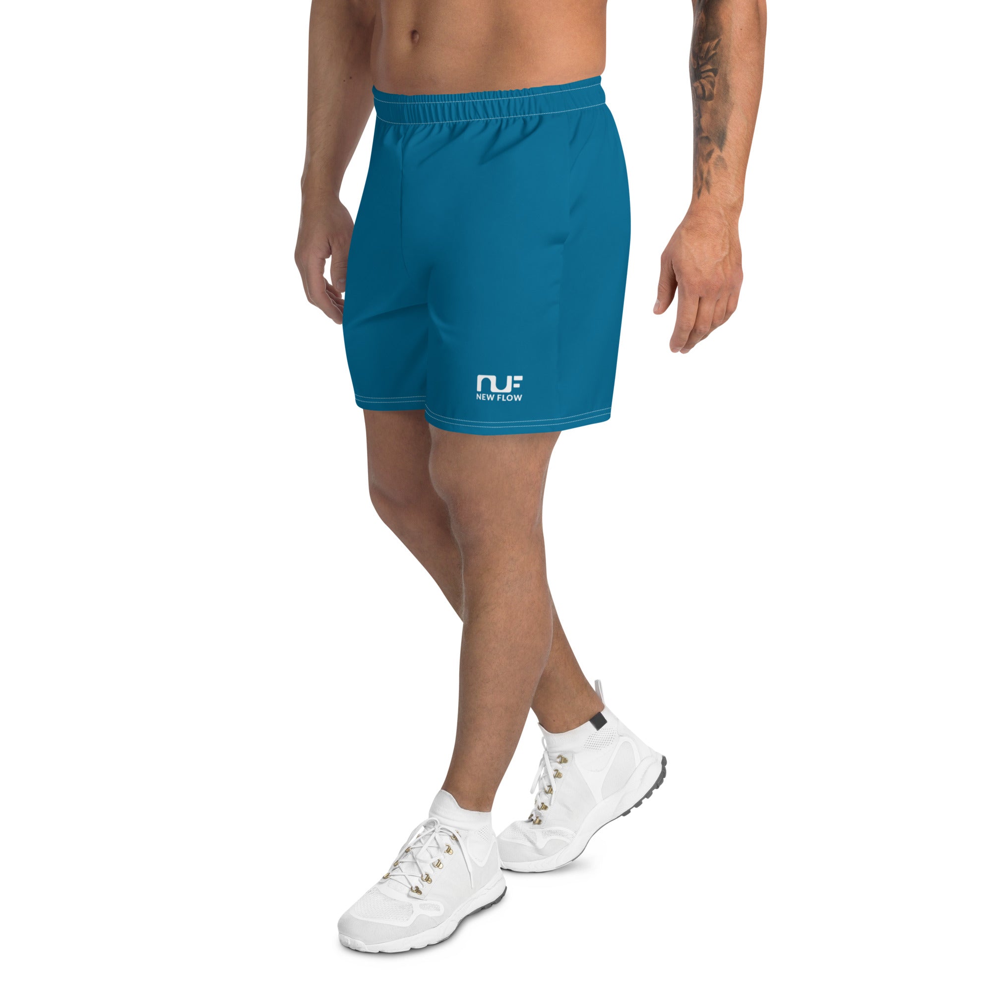 MEN'S RECYCLED ATHLETIC SHORTS – EMERALD BLUE