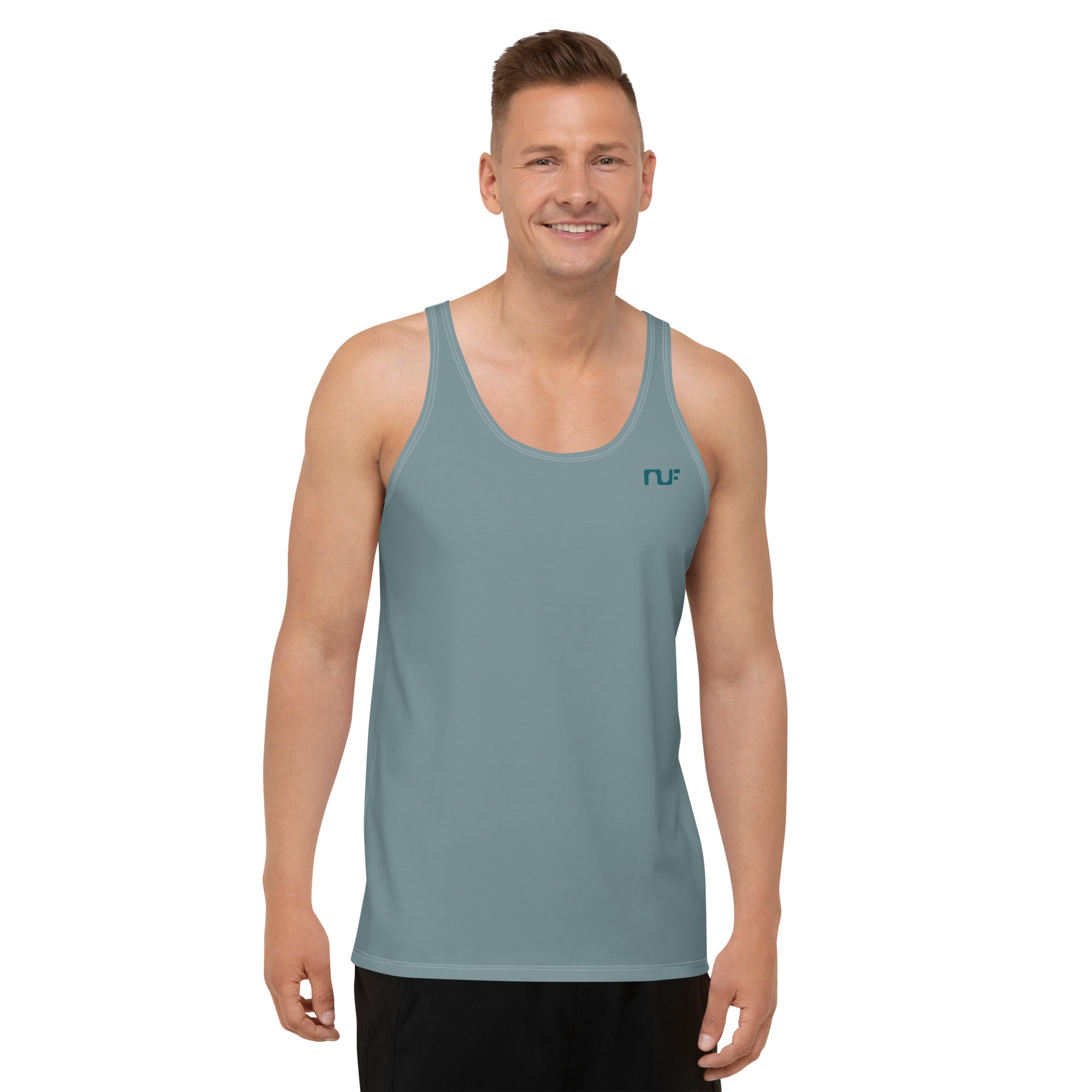 MEN'S TANK TOP – DUSTY BLUE