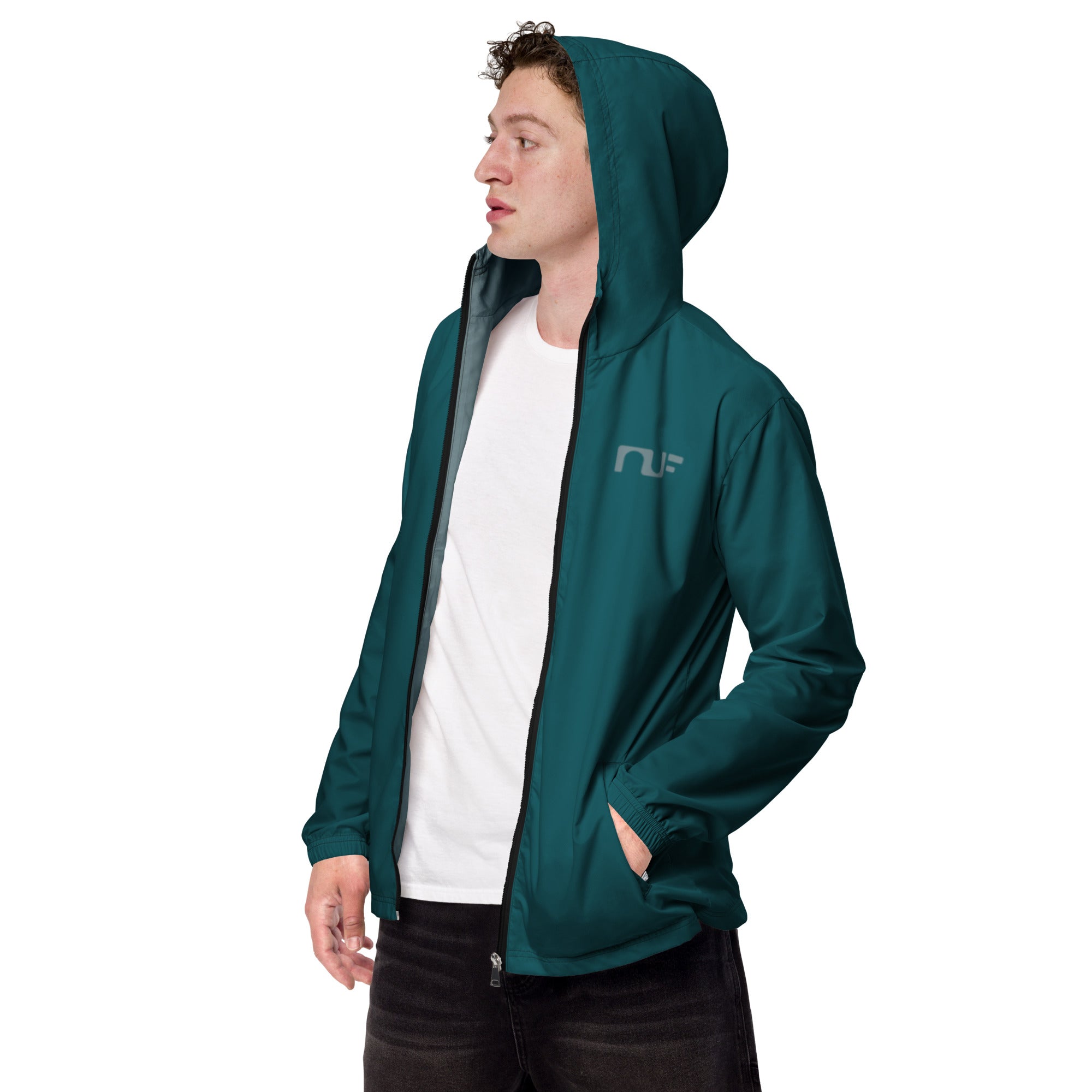 MEN'S WINDBREAKER – DEEP TEAL