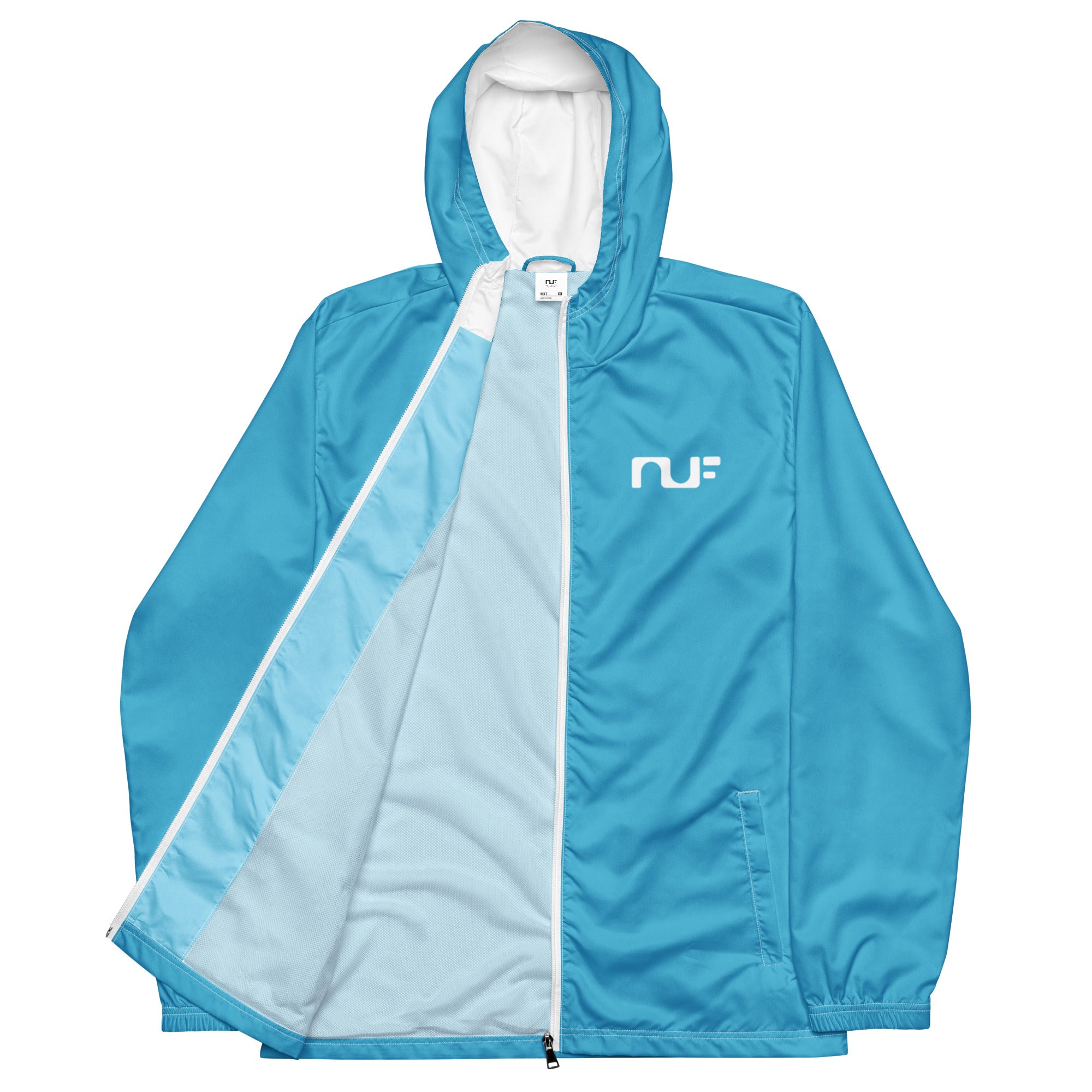 MEN'S WINDBREAKER – CERULEAN BLUE