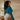 LÅNGÄRMAD CROP TOP (ÅTERVUNNEN) FÖR KVINNOR – DEEP TEAL
