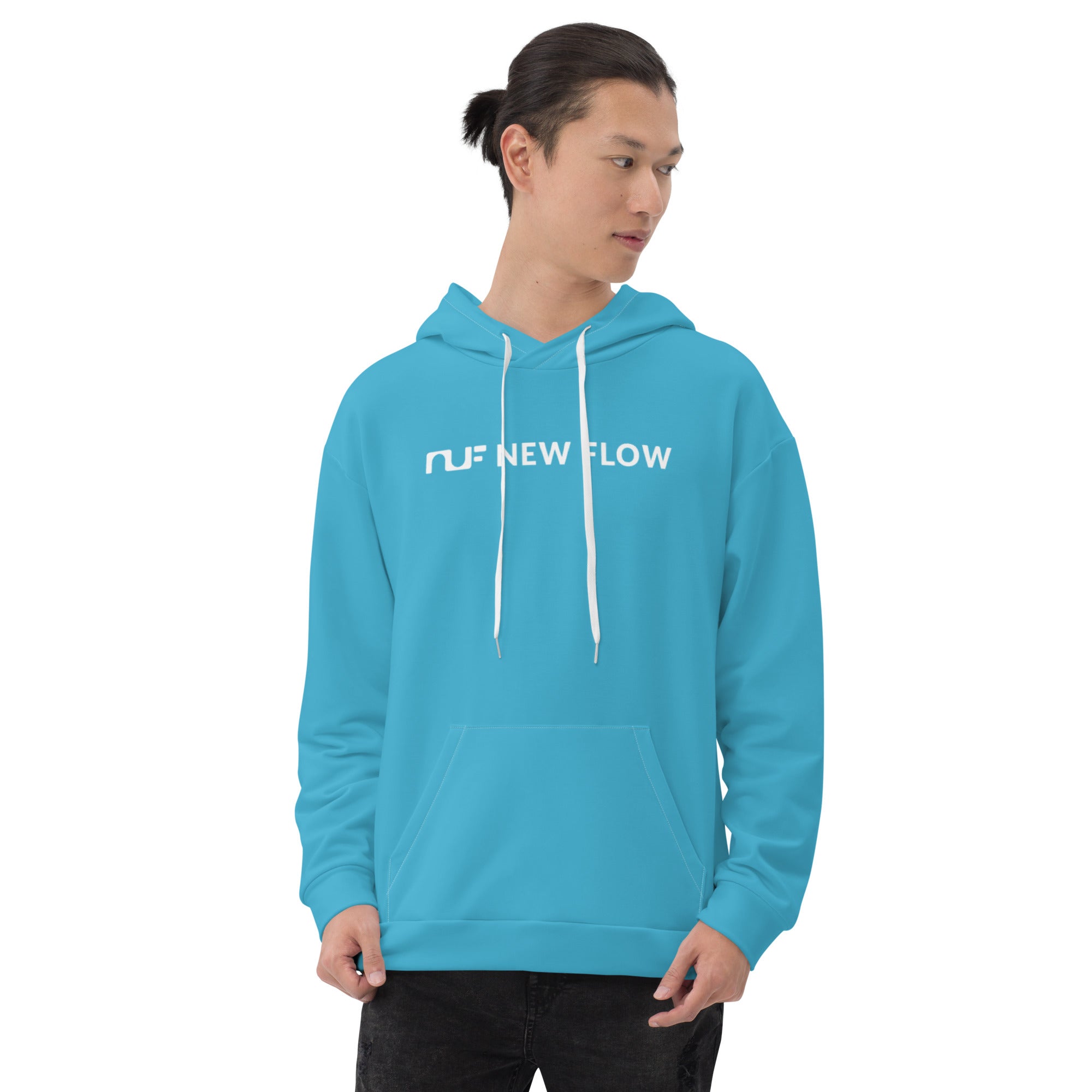 MEN'S HOODIE – CERULEAN BLUE