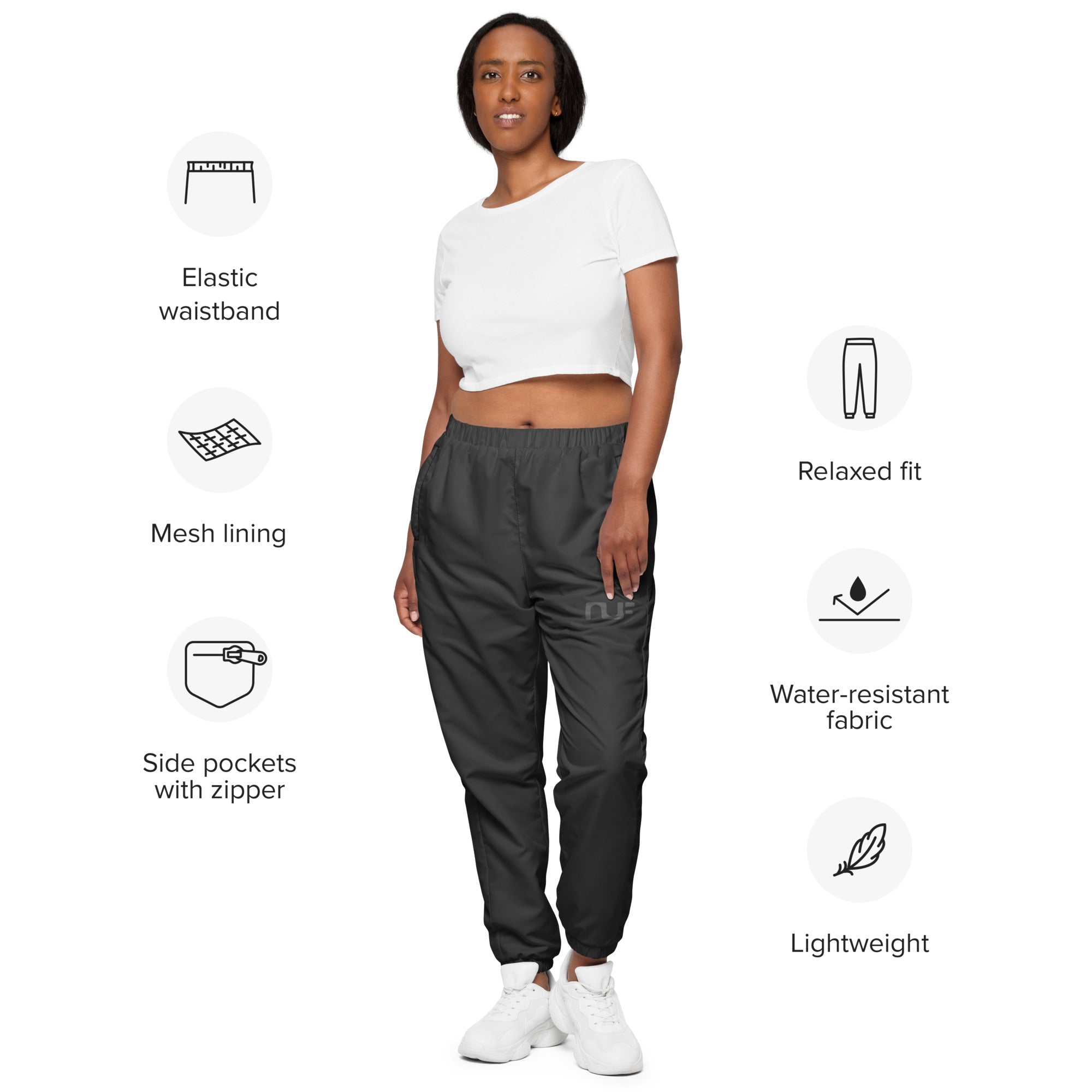 WOMEN'S TRACK PANTS – CHARCOAL