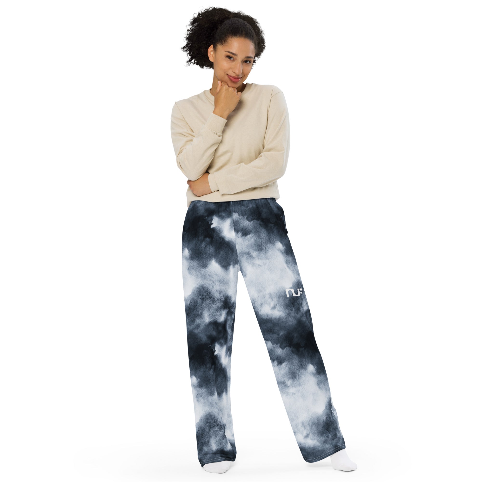 WOMEN'S WIDE-LEG PANTS – CLOUDS