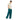 MEN'S WIDE-LEG PANTS – DEEP TEAL