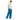 MEN'S WIDE-LEG PANTS – EMERALD BLUE