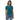 T-SHIRT FÖR KVINNOR, CREW NECK – DEEP TEAL