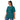 T-SHIRT FÖR KVINNOR, CREW NECK – DEEP TEAL
