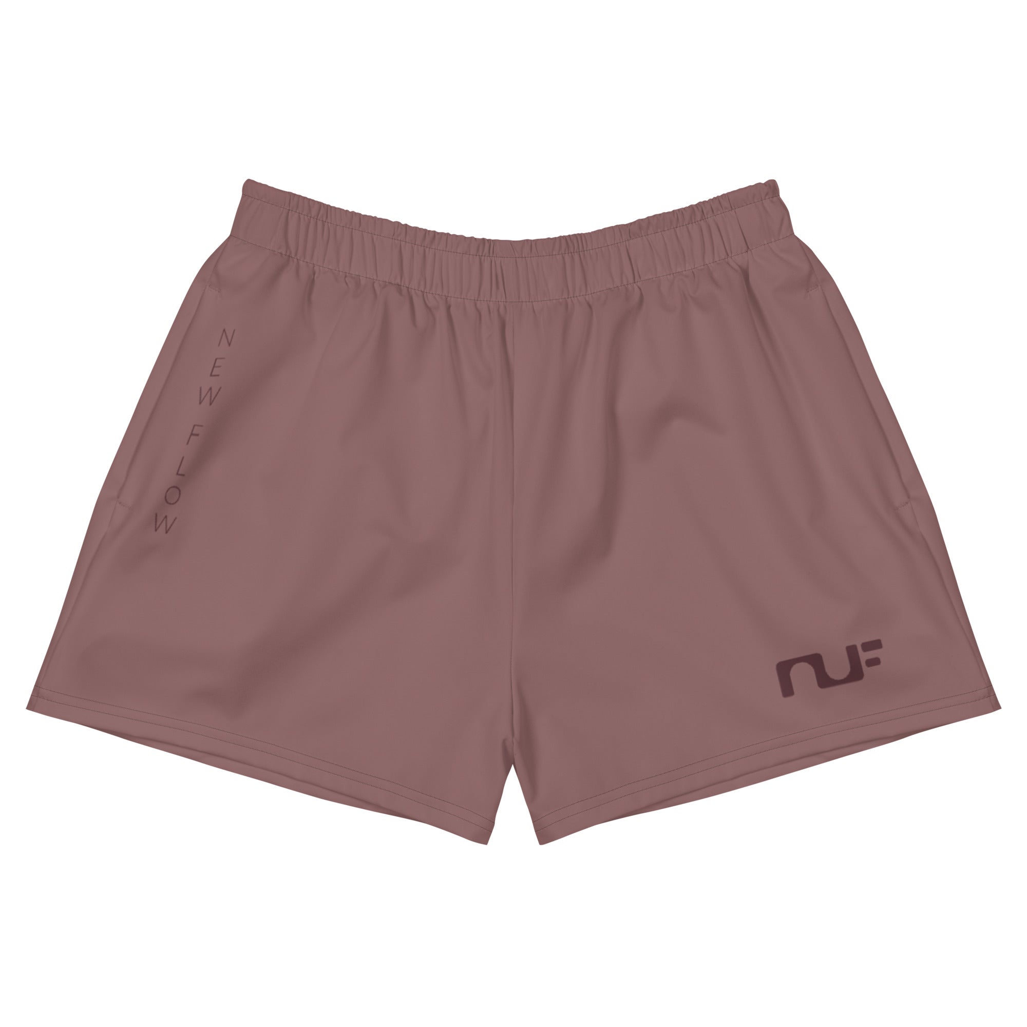 WOMEN'S RECYCLED ATHLETIC SHORTS – TAUPE