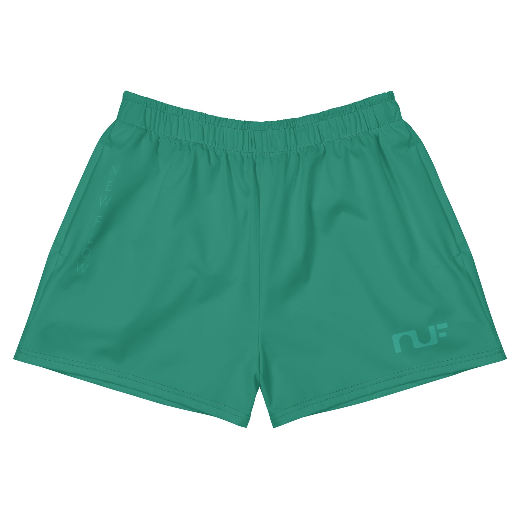 WOMEN'S RECYCLED ATHLETIC SHORTS – JADE