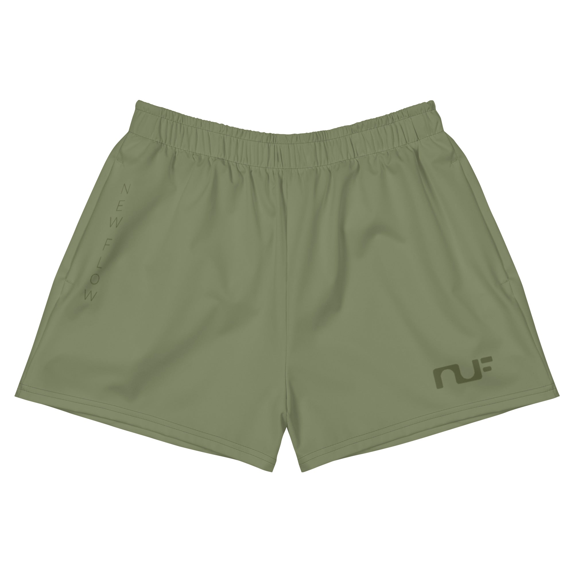 WOMEN'S RECYCLED ATHLETIC SHORTS – MOSS