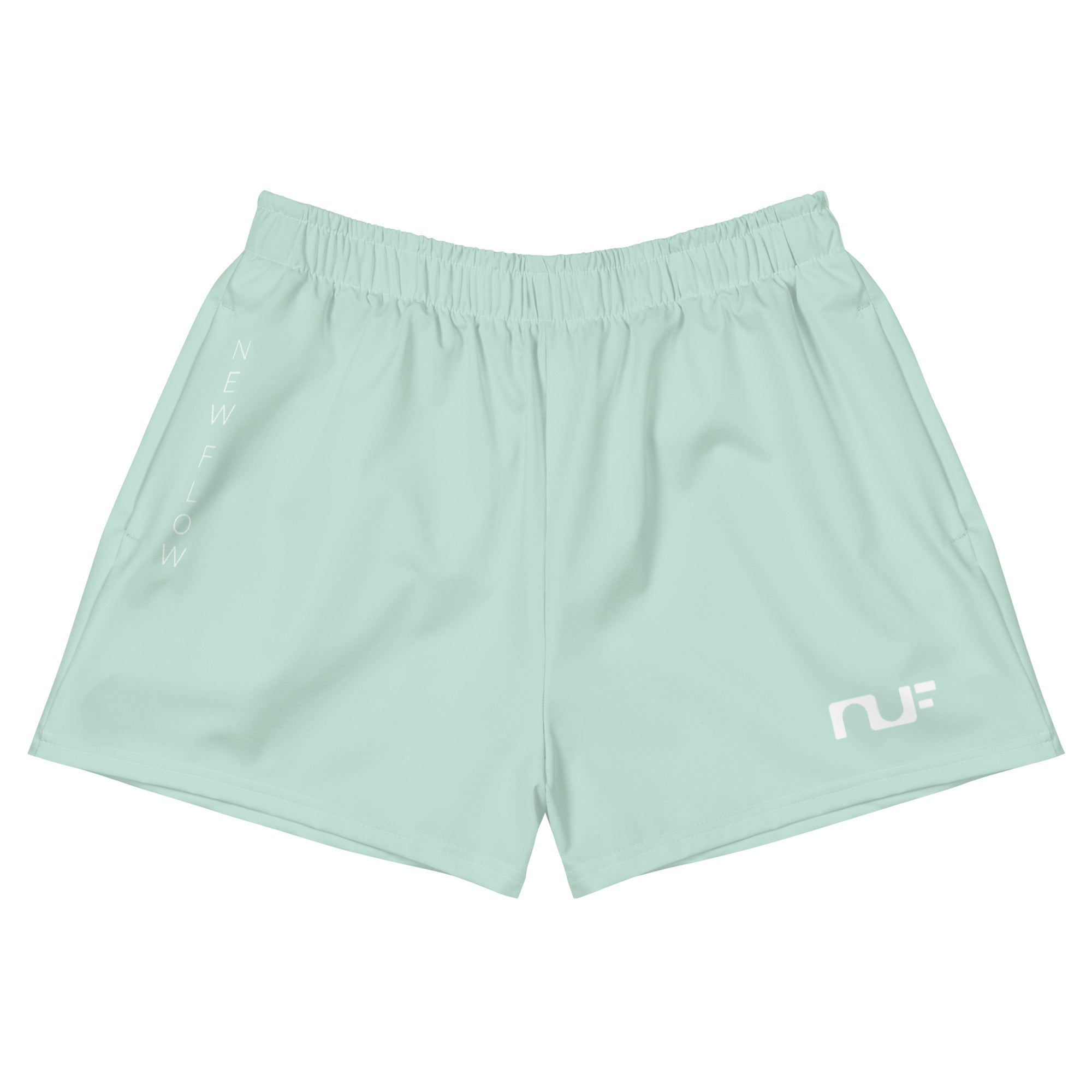 WOMEN'S RECYCLED ATHLETIC SHORTS – SEA FOAM