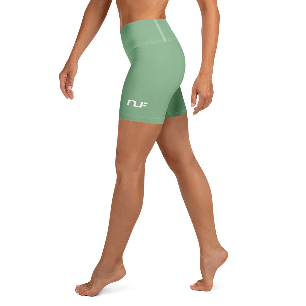 WOMEN'S YOGA SHORTS – PISTACHIO