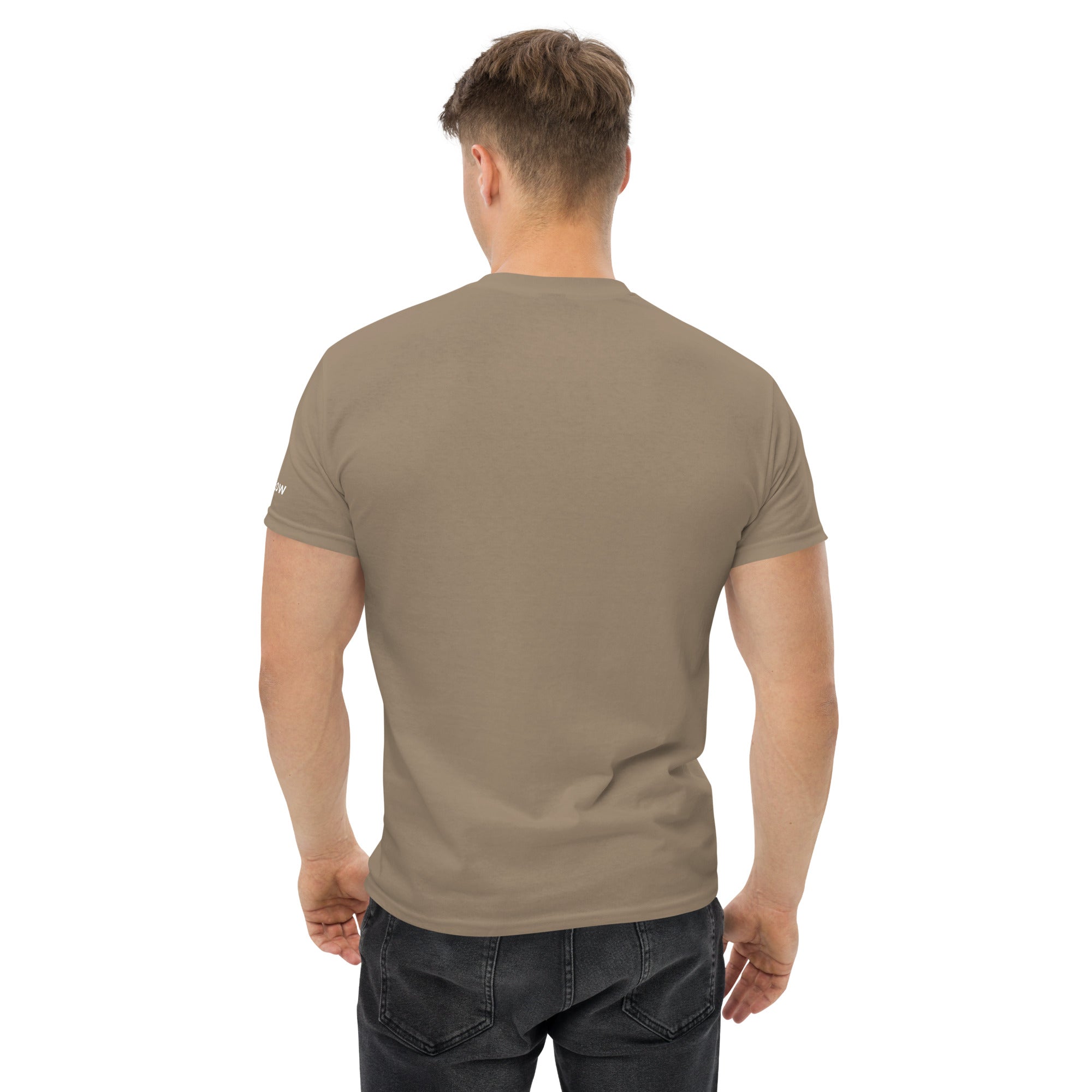 MEN'S T-SHIRT, CLASSIC – BROWN SAVANA