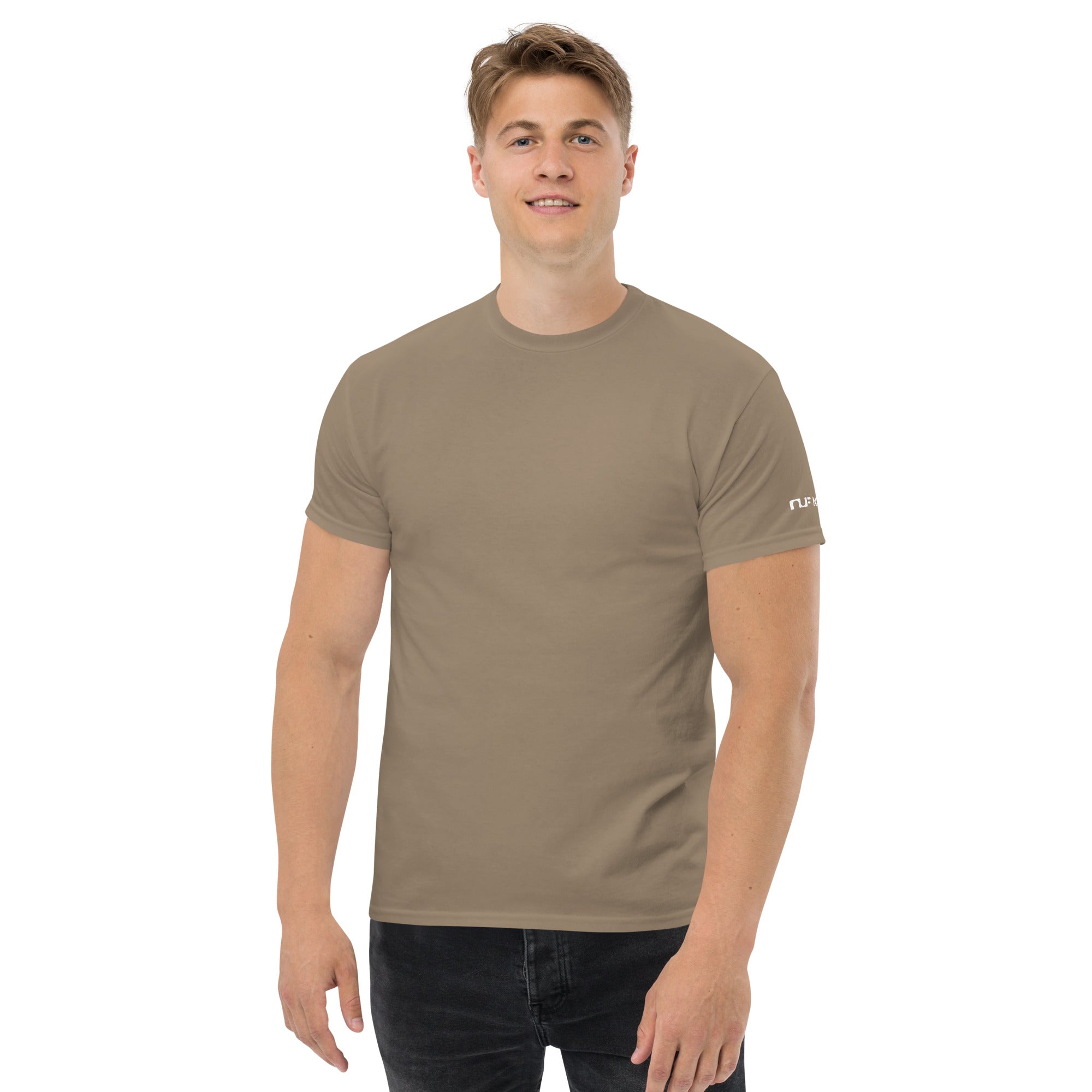 MEN'S T-SHIRT, CLASSIC – BROWN SAVANA