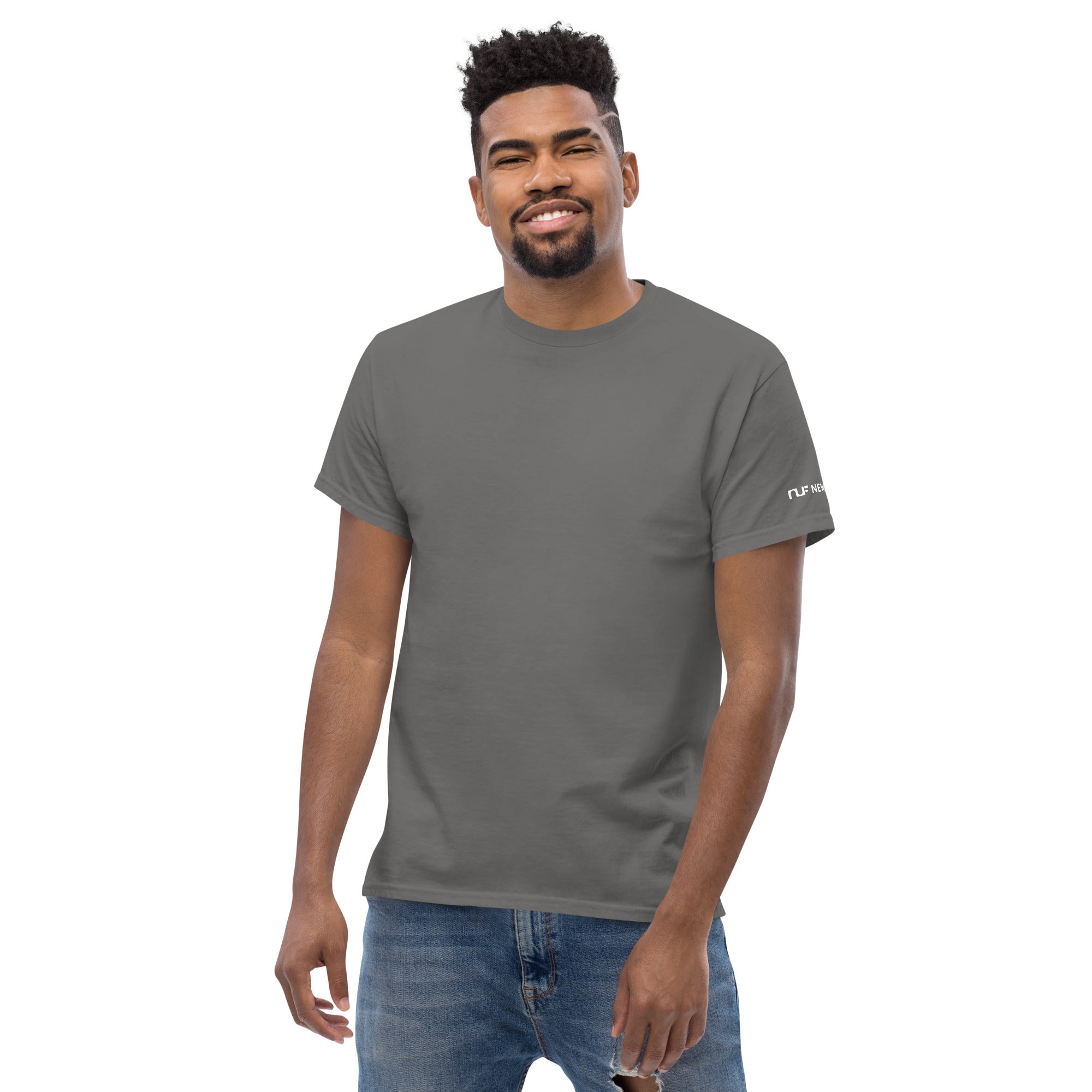 MEN'S T-SHIRT, CLASSIC – CHARCOAL