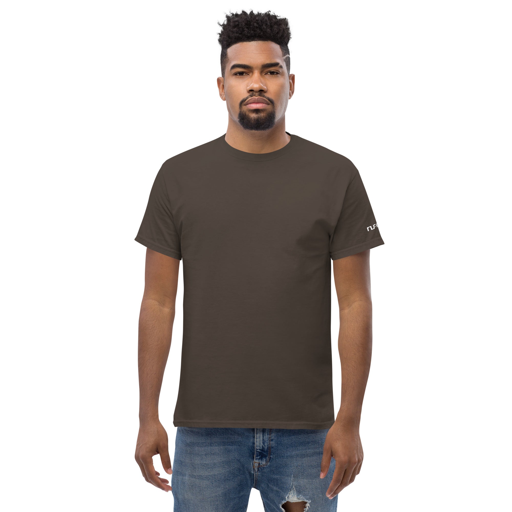 MEN'S T-SHIRT, CLASSIC – DARK CHOCOLATE