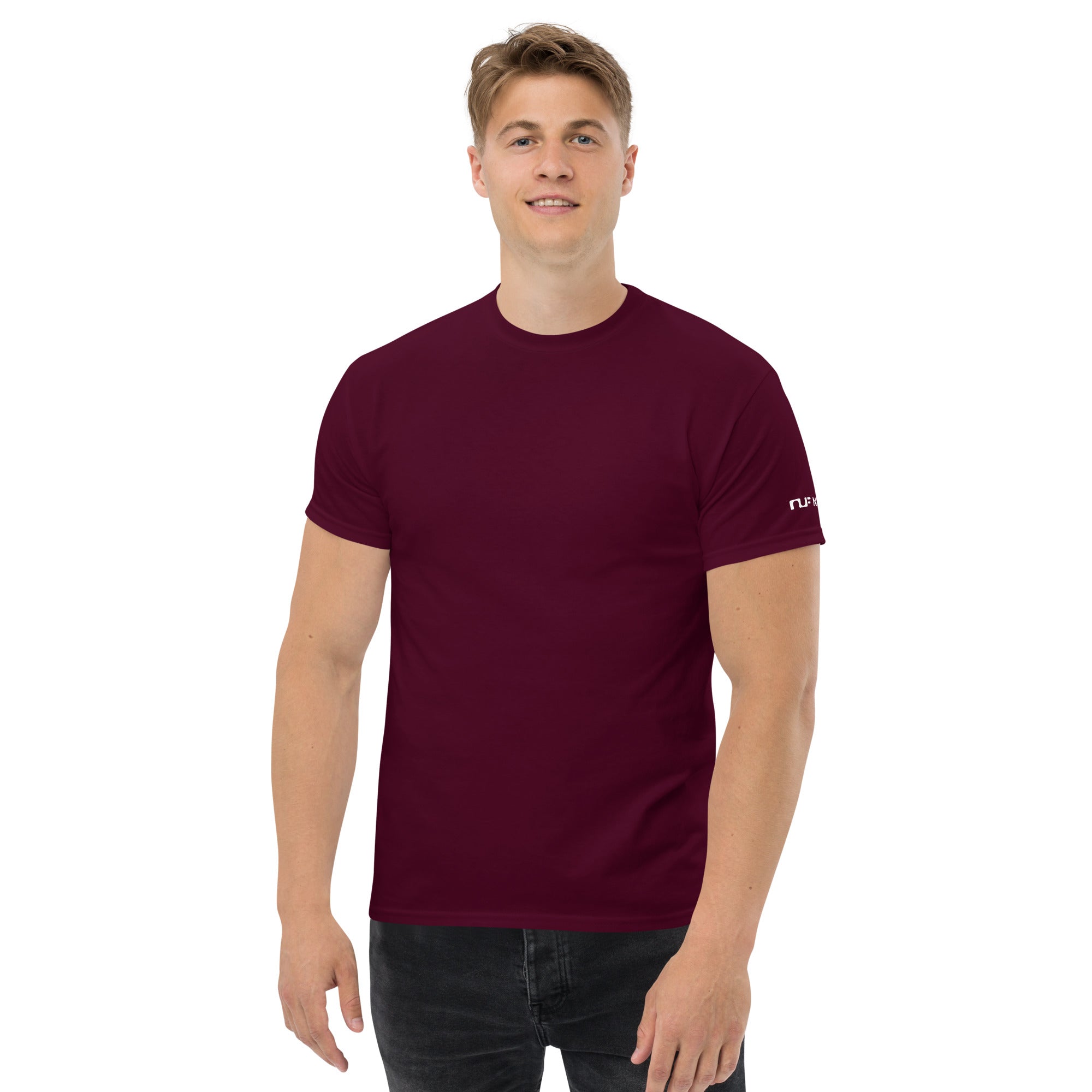 MEN'S T-SHIRT, CLASSIC – MAROON