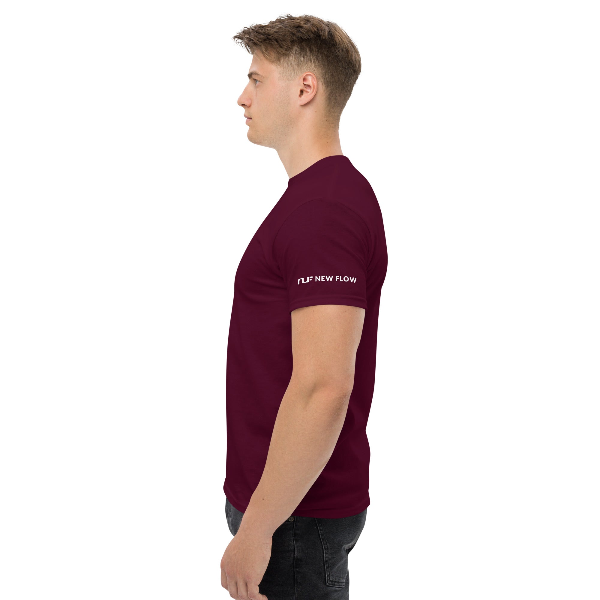 MEN'S T-SHIRT, CLASSIC – MAROON