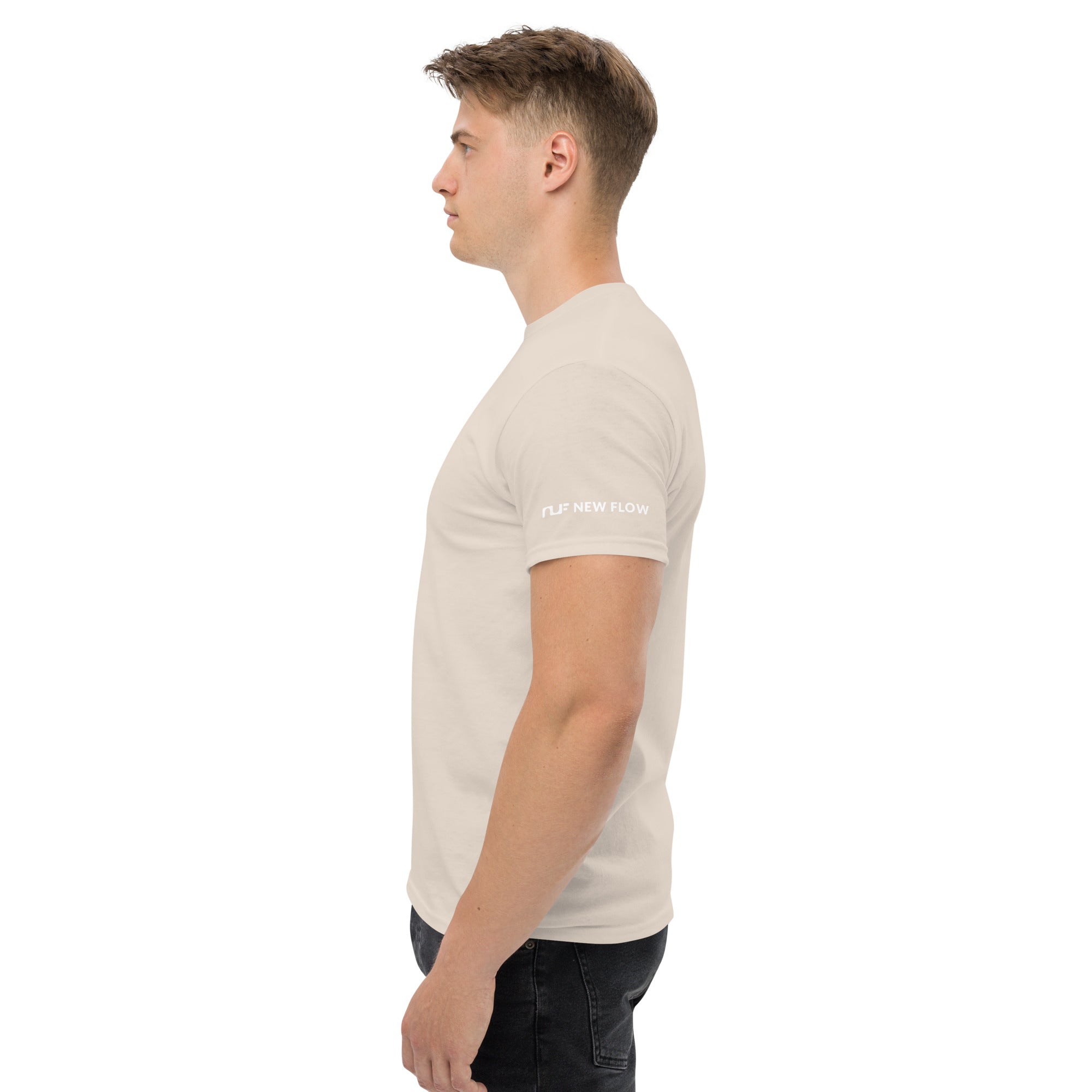 MEN'S T-SHIRT, CLASSIC – NATURAL