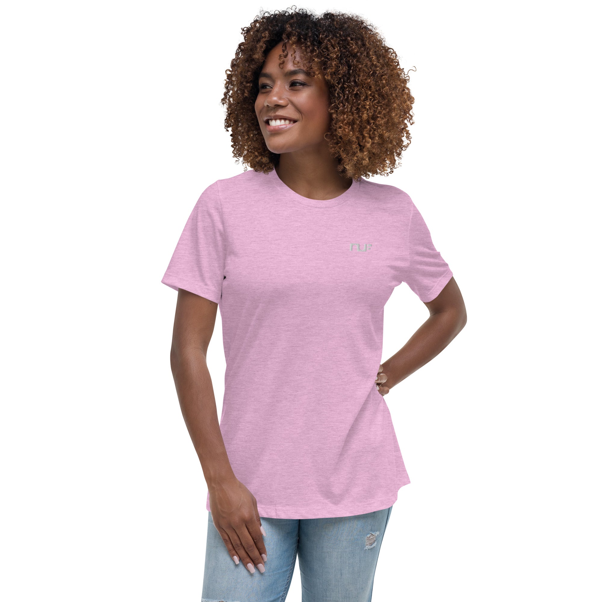 WOMEN'S RELAXED T-SHIRT – HEATHER PRISM LILAC