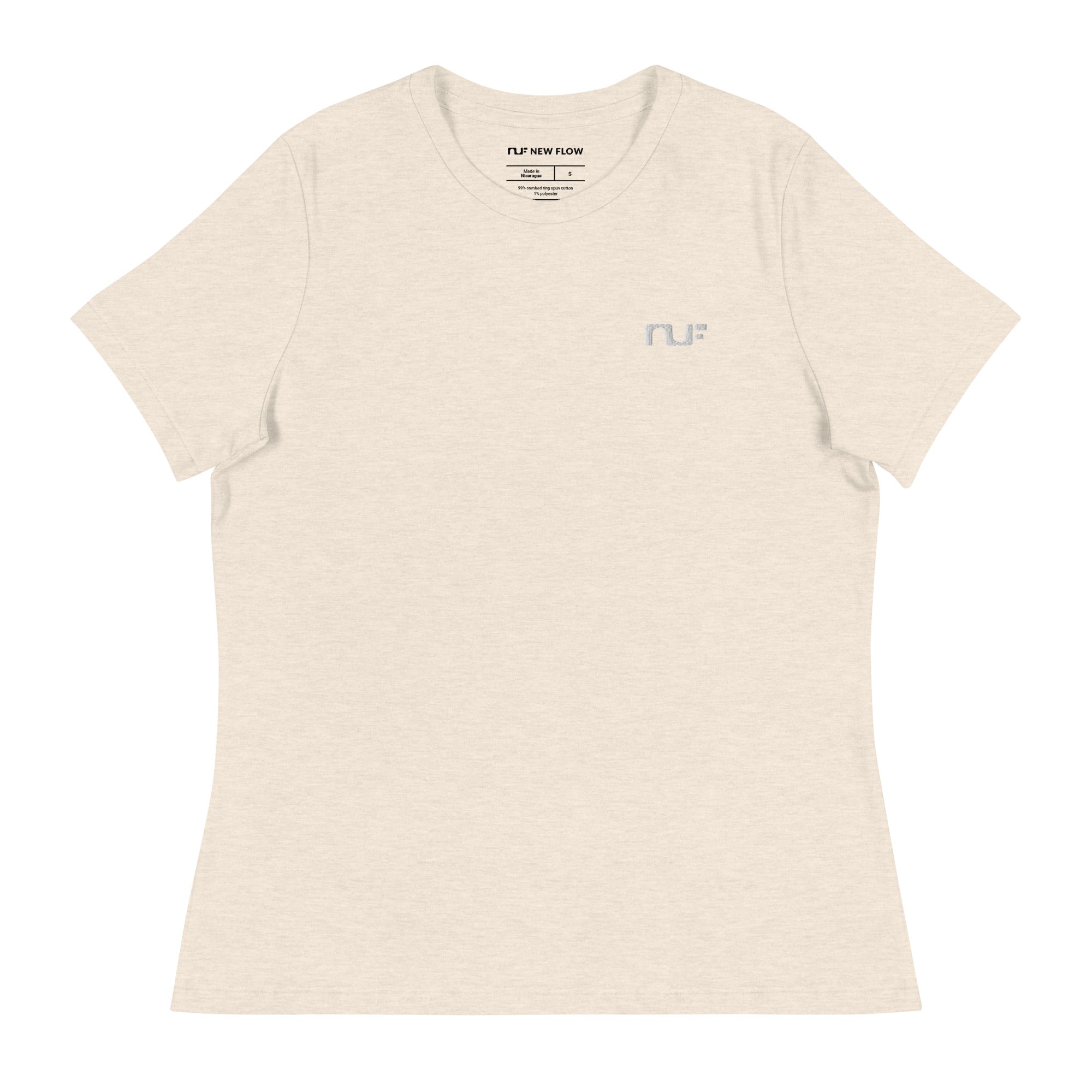 WOMEN'S RELAXED T-SHIRT – HEATHER PRISM NEUTRAL